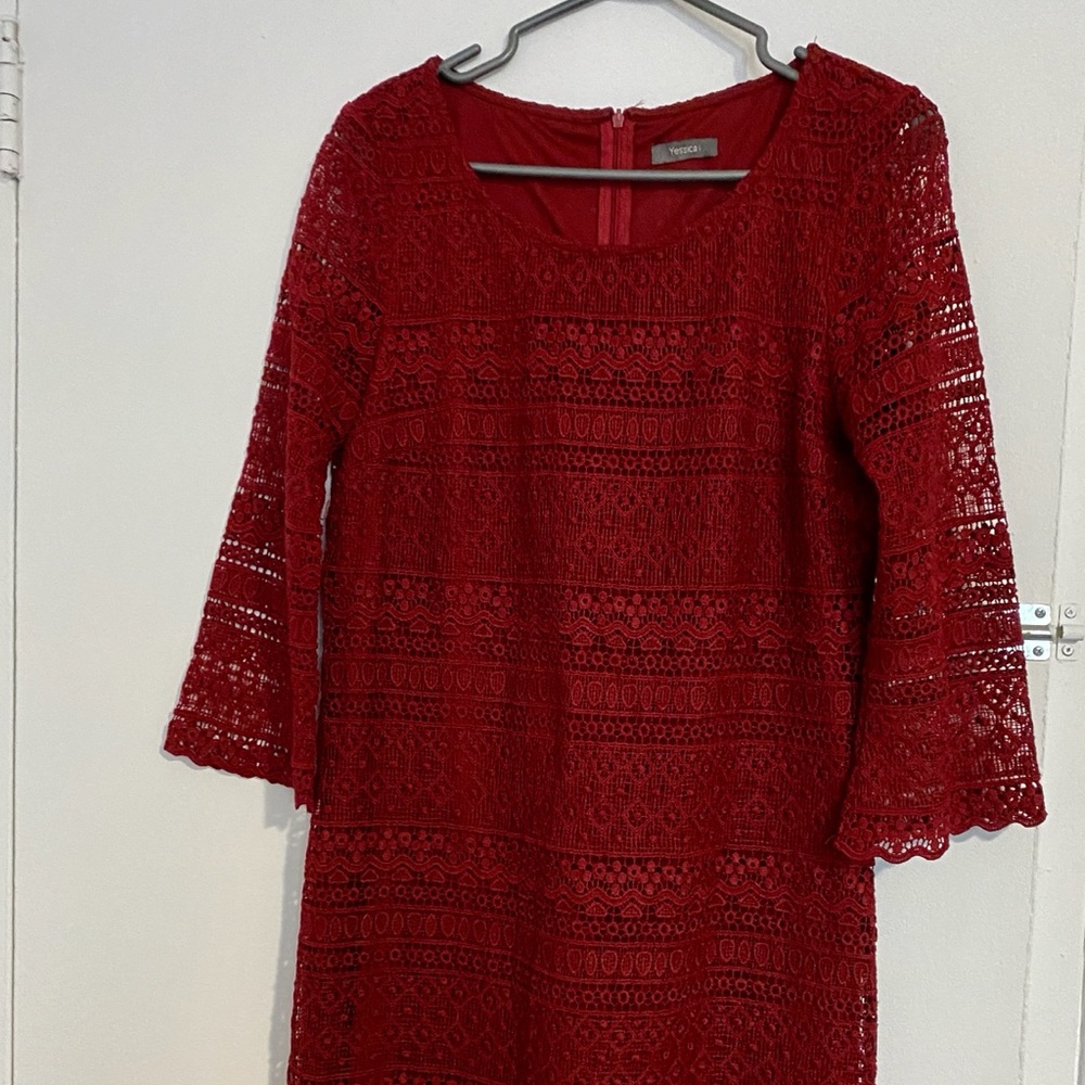 Red Cocktail Dress Size M/L